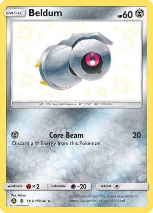 Beldum SV30/SV94/94 - Shiny Holo Rare - Holofoil