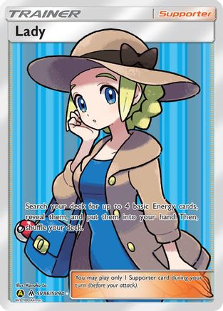 Lady SV86/SV94/94 - Shiny Holo Rare - Holofoil