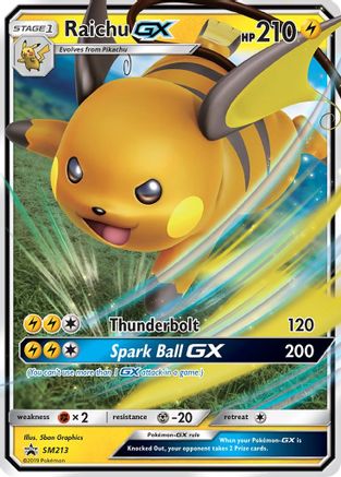 Raichu GX SM213/248 - Promo - Holofoil