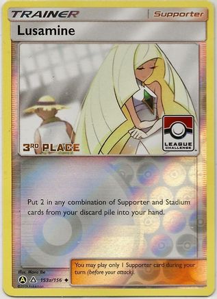 Lusamine 153a/156 - Promo - Reverse Holofoil
