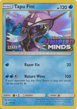 Tapu Fini SM203 - Promo - Holofoil