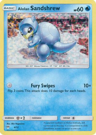 Alolan Sandshrew 004/12/12 - Promo - Holofoil