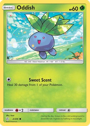 Oddish 002/236/236 - Common