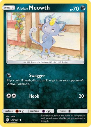 Alolan Meowth 128/236/236 - Common