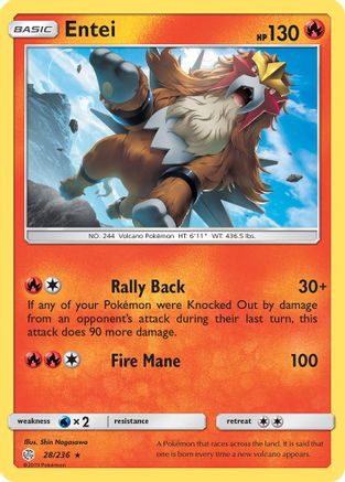 Entei 028/236/236 - Rare