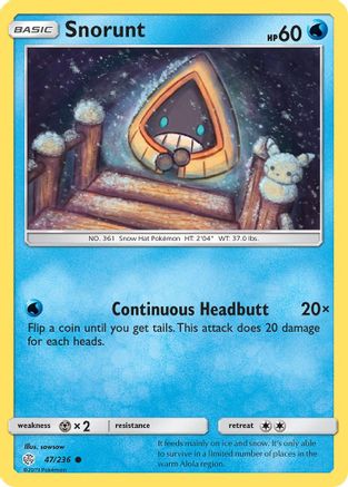 Snorunt 047/236/236 - Common