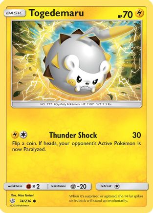 Togedemaru 074/236/236 - Common