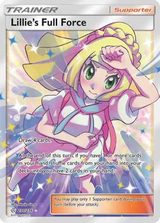 Lillie's Full Force (Full Art) 230/236 - Ultra Rare - Holofoil