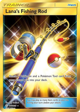 Lana's Fishing Rod (Secret) 266/236 - Secret Rare - Holofoil