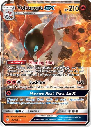 Volcarona GX 035/236/236 - Ultra Rare - Holofoil