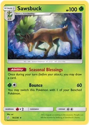 Sawsbuck 016/236 - Rare