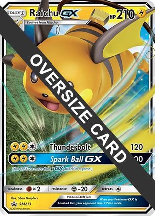 Raichu GX SM213 - Promo - Holofoil