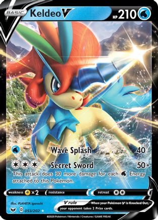 Keldeo V 053/202/202 - Ultra Rare - Holofoil