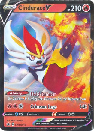 Cinderace V SWSH015/307 - Promo - Holofoil