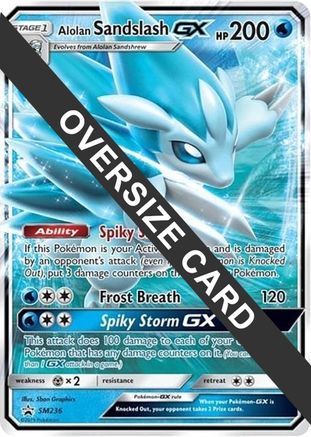 Alolan Sandslash GX SM236 - Promo - Holofoil