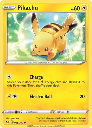 Pikachu 065/202/202 - Common