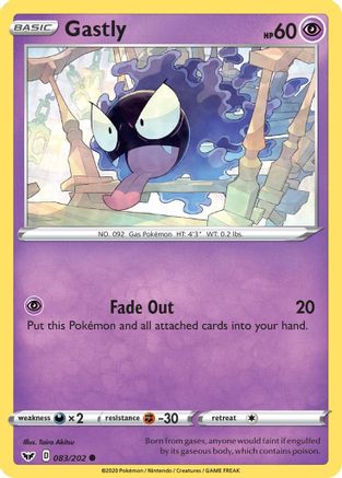 Gastly 083/202/202 - Common