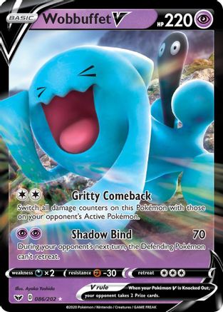 Wobbuffet V 086/202/202 - Ultra Rare - Holofoil
