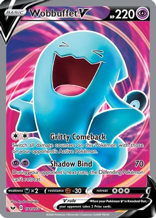 Wobbuffet V (Full Art) 191/202/202 - Ultra Rare - Holofoil