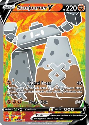 Stonjourner V (Full Art) 193/202/202 - Ultra Rare - Holofoil