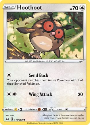 Hoothoot 143/202/202 - Common