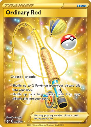 Ordinary Rod (Secret) 215/202/202 - Secret Rare - Holofoil