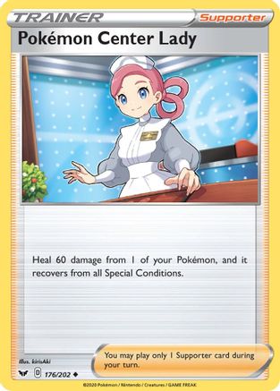 Pokemon Center Lady 176/202/202 - Uncommon