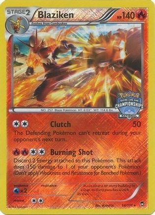 Blaziken 014/111 - Promo - Reverse Holofoil