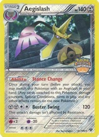 Aegislash 085/146 - Promo - Reverse Holofoil