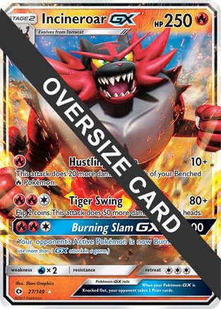Incineroar GX 027/149 - Promo - Holofoil