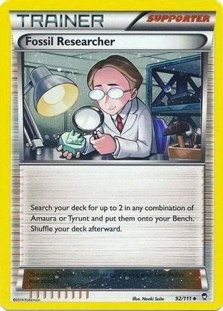 Fossil Researcher 092/111 - Promo - Holofoil