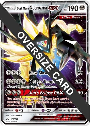 Dusk Mane Necrozma GX 090/156 - Promo - Holofoil