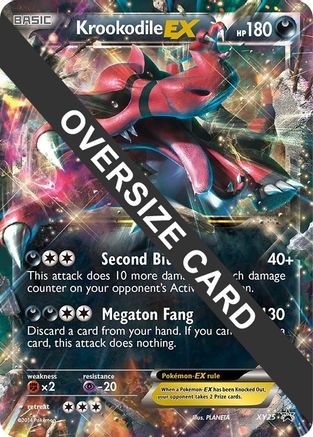 Krookodile EX XY25 - Promo - Holofoil