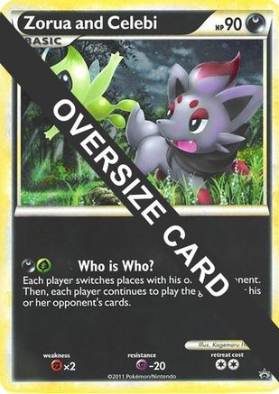 Zorua and Celebi (Black and White Tour Promo) - Promo - Holofoil