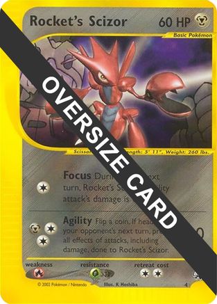 Rocket's Scizor 004 - Promo - Holofoil