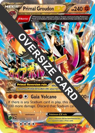 Primal Groudon EX 086/160 - Promo - Holofoil