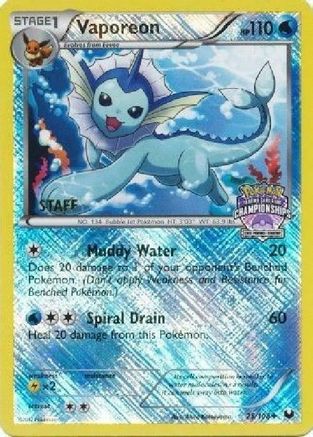 Vaporeon 025/108 - Promo - Reverse Holofoil