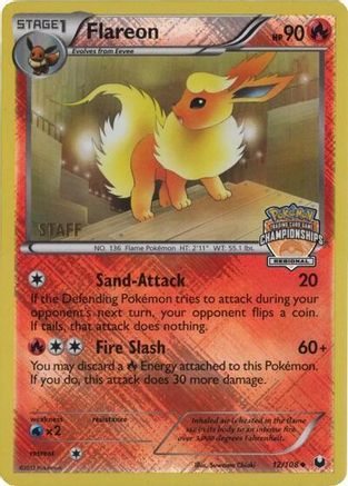 Flareon 012/108 - Promo - Reverse Holofoil