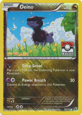 Deino 097/113 - Promo - Reverse Holofoil