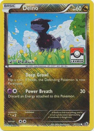 Deino 097/113 - Promo - Reverse Holofoil