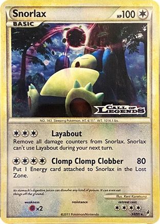 Snorlax 033/95 - Promo - Holofoil