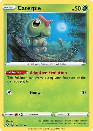 Caterpie 001/192/192 - Common