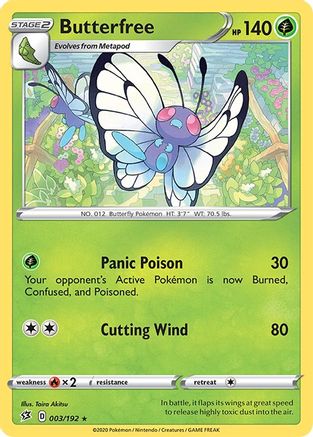 Butterfree 003/192/192 - Rare