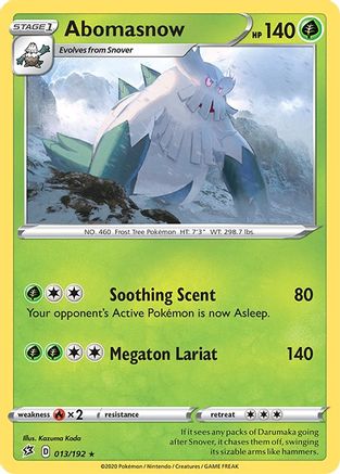 Abomasnow 013/192/192 - Rare