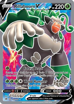 Rillaboom V (Full Art) 175/192/192 - Ultra Rare - Holofoil