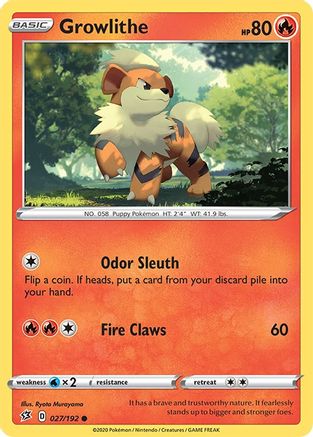 Growlithe 027/192/192 - Common