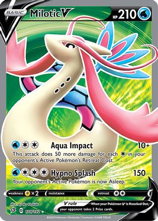 Milotic V (Full Art) 179/192/192 - Ultra Rare - Holofoil