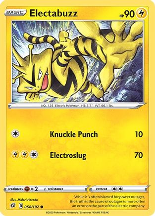 Electabuzz 058/192/192 - Common