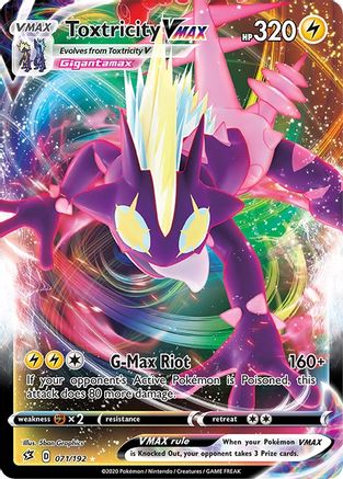 Toxtricity VMAX 071/192/192 - Ultra Rare - Holofoil