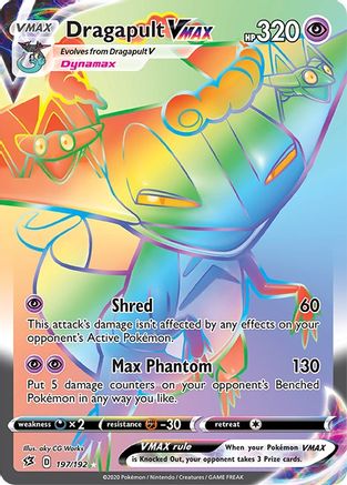 Dragapult VMAX (Secret) 197/192/192 - Secret Rare - Holofoil